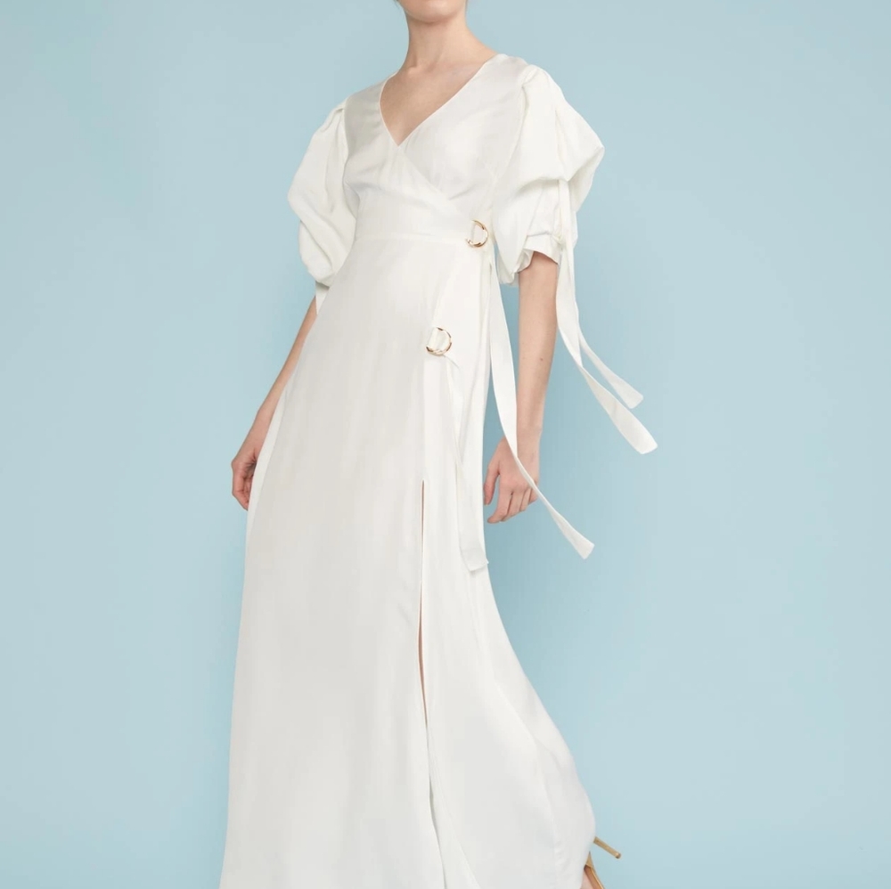 Merissa Wrap Maxi Dress Cynthia Rowley NWT